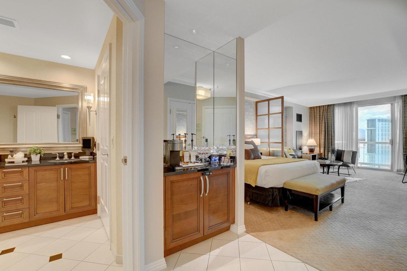 לאס וגאס Premium Suite Mgm Signature High Flr Balcony Strip View מראה חיצוני תמונה