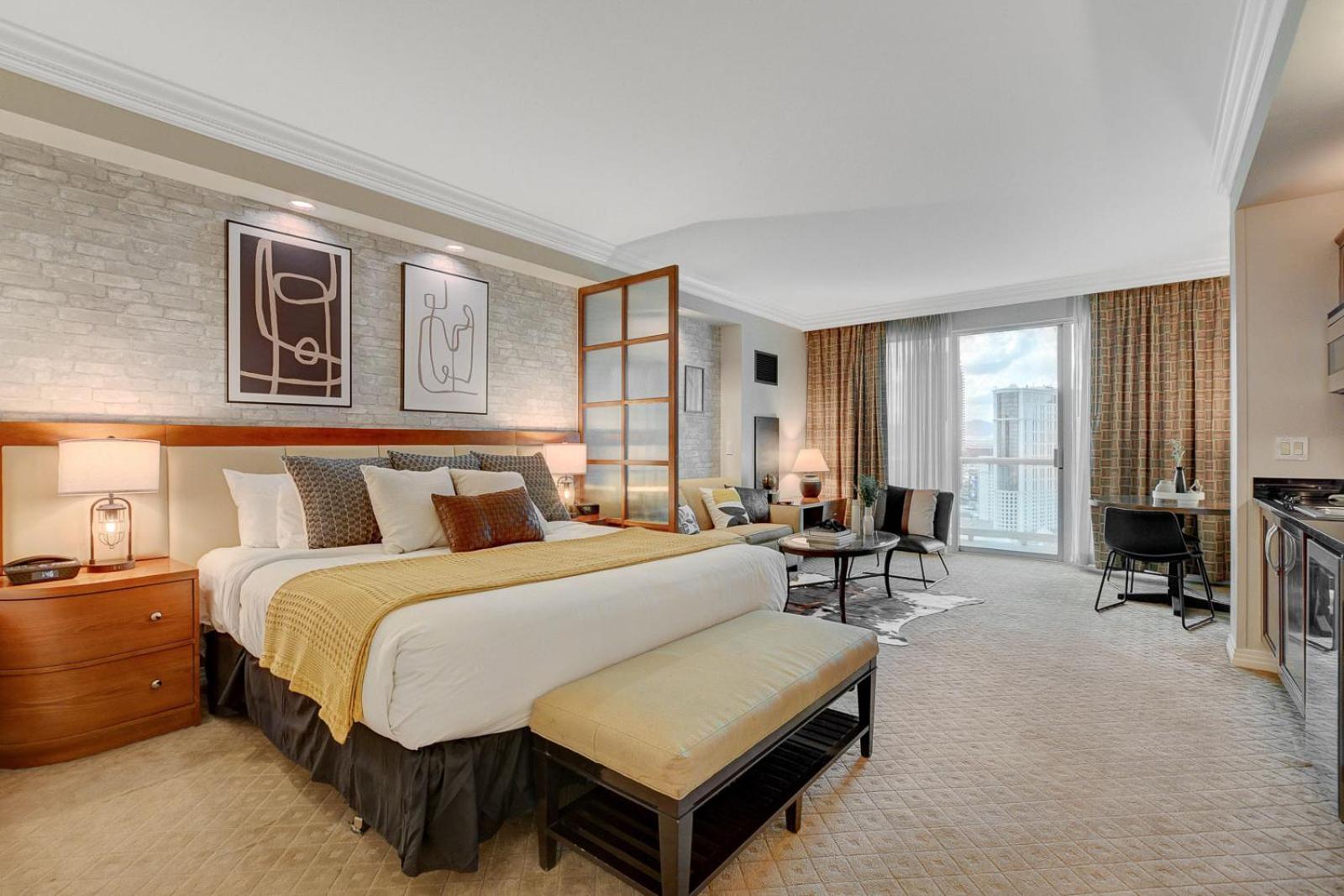 לאס וגאס Premium Suite Mgm Signature High Flr Balcony Strip View מראה חיצוני תמונה